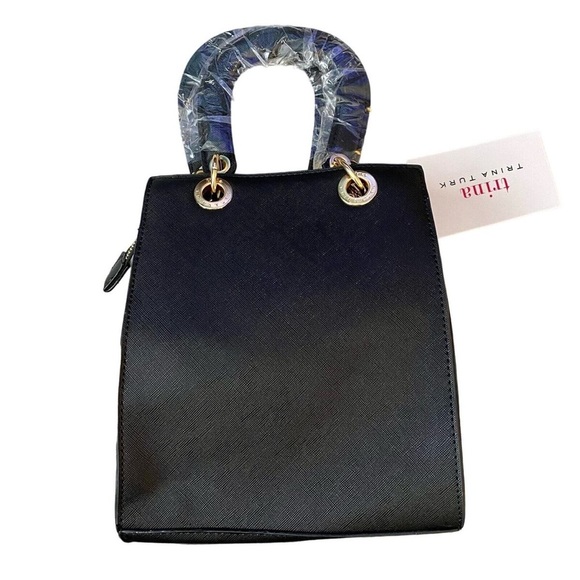 TRINA TURK NWT DOUBLE HANDLE CROSSBODY BAG - Picture 2 of 9